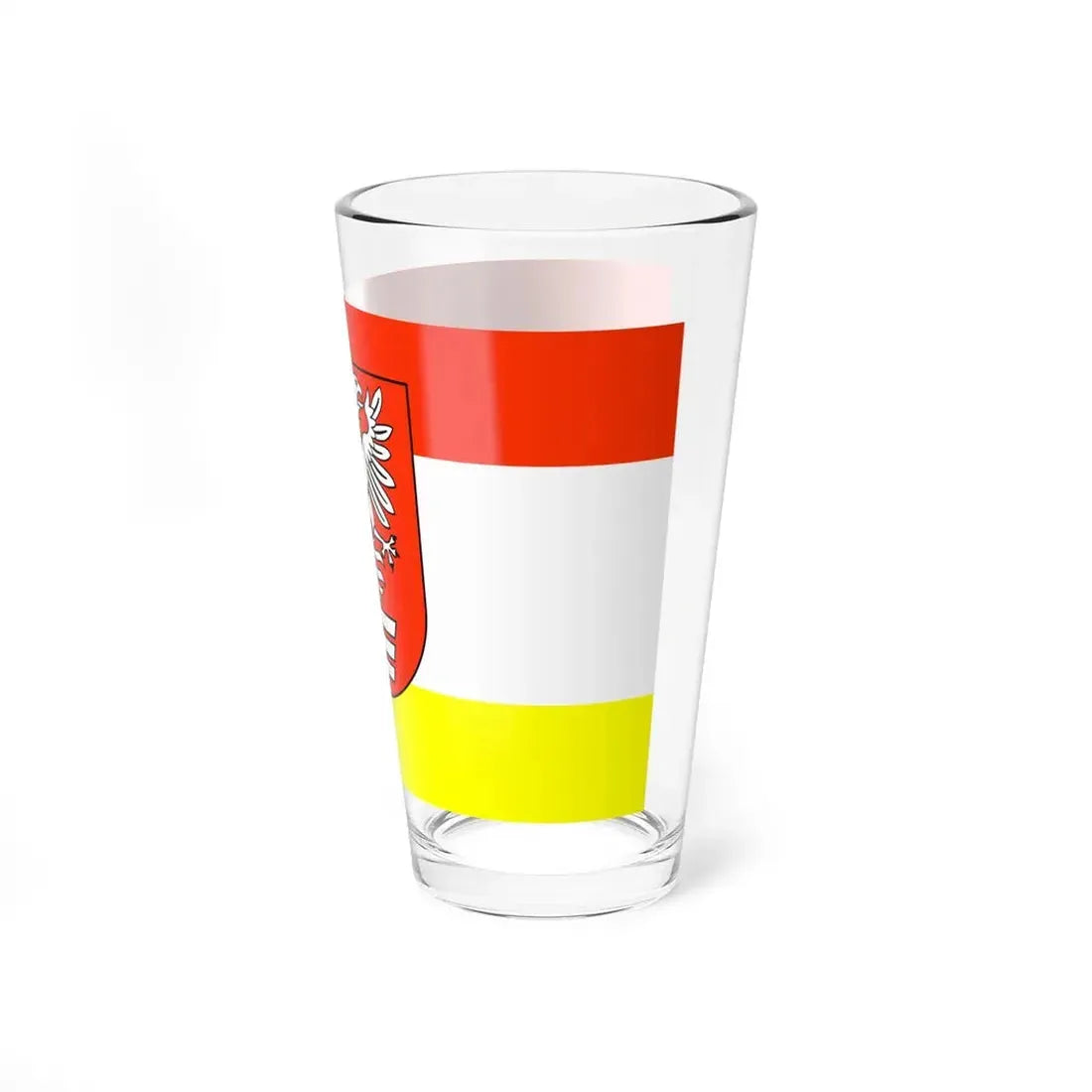 POL powiat biłgorajski flag (Poland) Pint Glass 16oz - Go Mug Yourself
