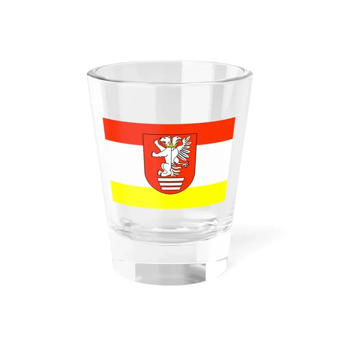 POL powiat biłgorajski flag (Poland) Shot Glass 1.5oz 1.5oz - Go Mug Yourself
