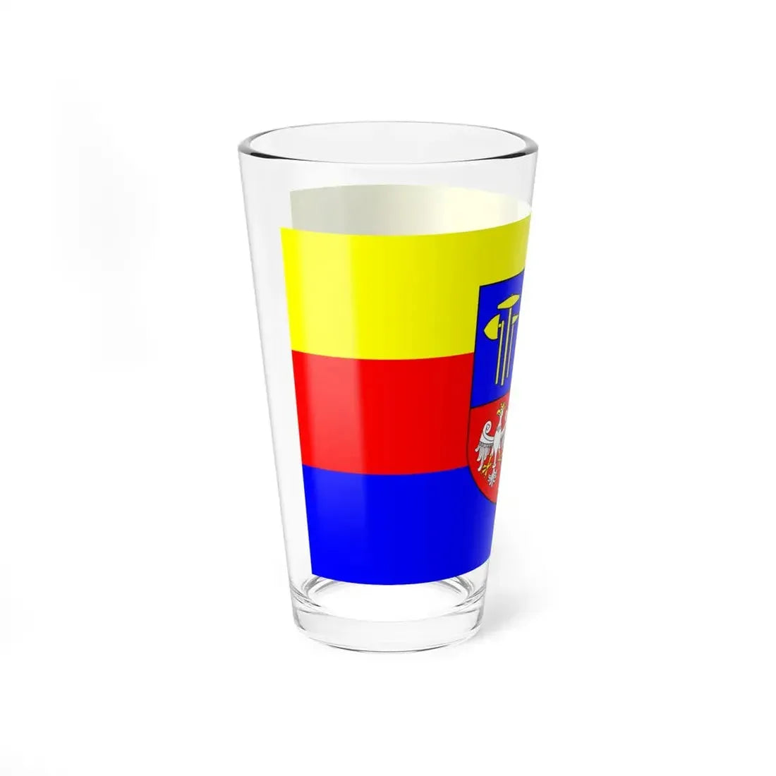 POL powiat bochenski flag (Poland) Pint Glass 16oz - Go Mug Yourself