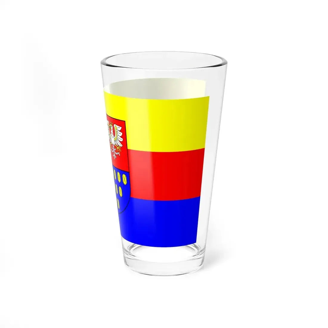 POL powiat bochenski flag (Poland) Pint Glass 16oz - Go Mug Yourself