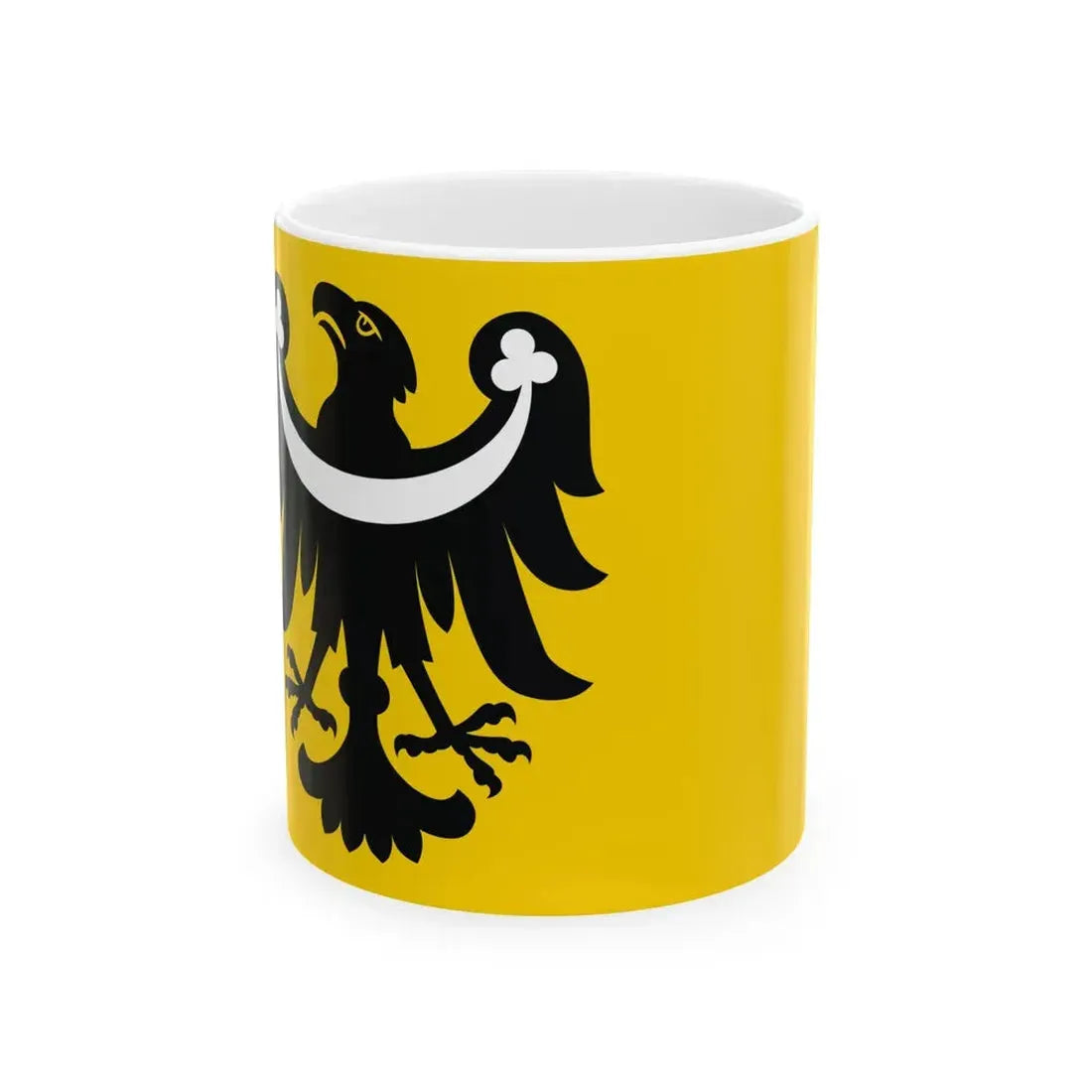 POL powiat brzeski wojewodztwo opolskie flag (Poland) White Coffee Mug 11oz - Go Mug Yourself