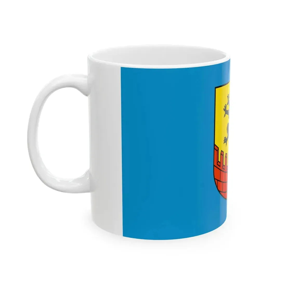 POL powiat bydgoski flag (Poland) White Coffee Mug - Go Mug Yourself
