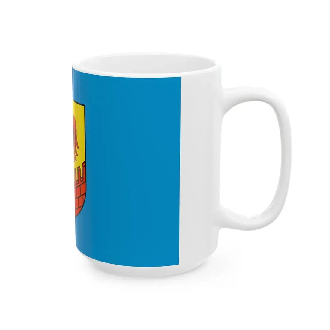 POL powiat bydgoski flag (Poland) White Coffee Mug - Go Mug Yourself
