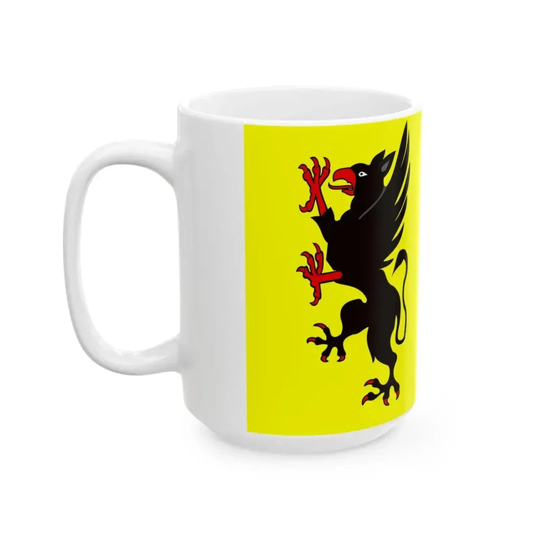 POL powiat bytowski flag (Poland) White Coffee Mug - Go Mug Yourself