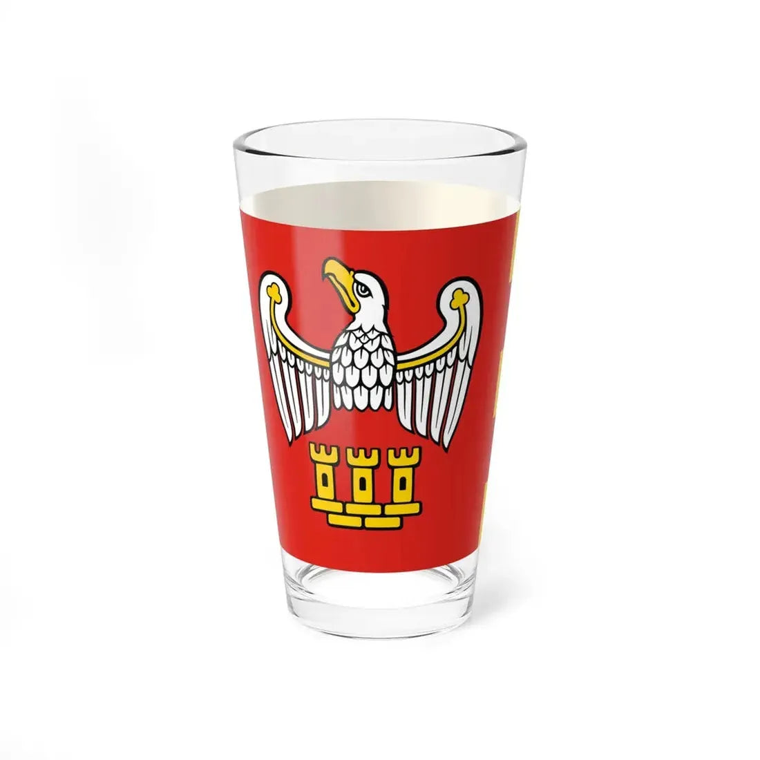POL powiat chodzieski flag (Poland) Pint Glass 16oz - Go Mug Yourself