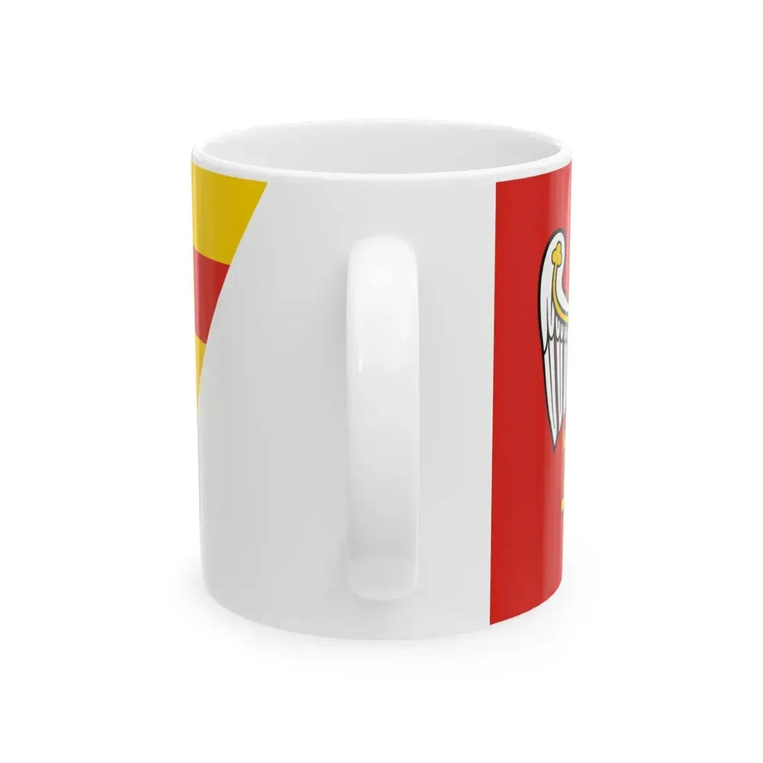 POL powiat chodzieski flag (Poland) White Coffee Mug - Go Mug Yourself