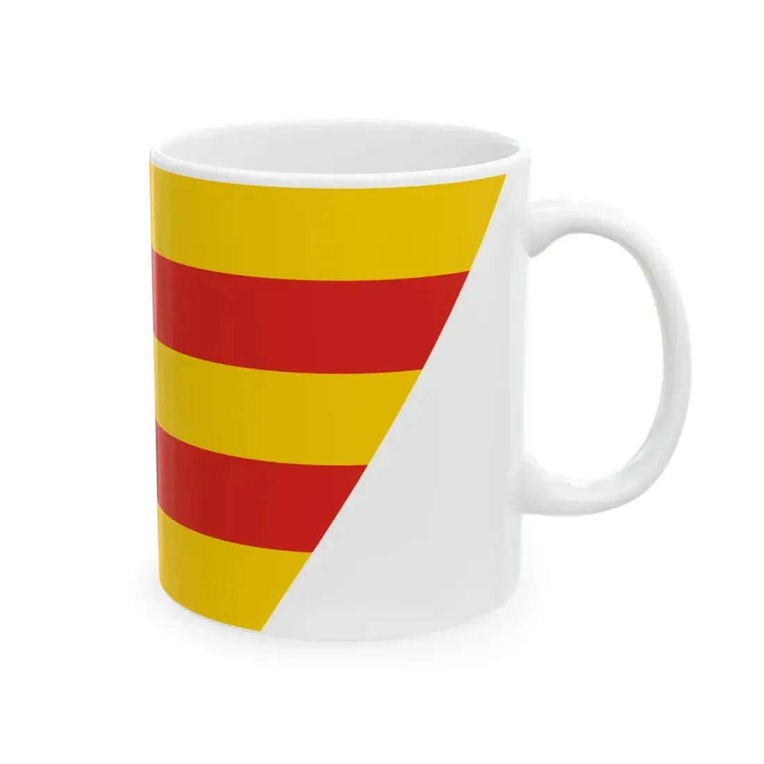 POL powiat chodzieski flag (Poland) White Coffee Mug - Go Mug Yourself