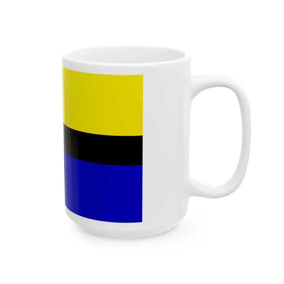 POL powiat chojnicki flag (Poland) White Coffee Mug - Go Mug Yourself
