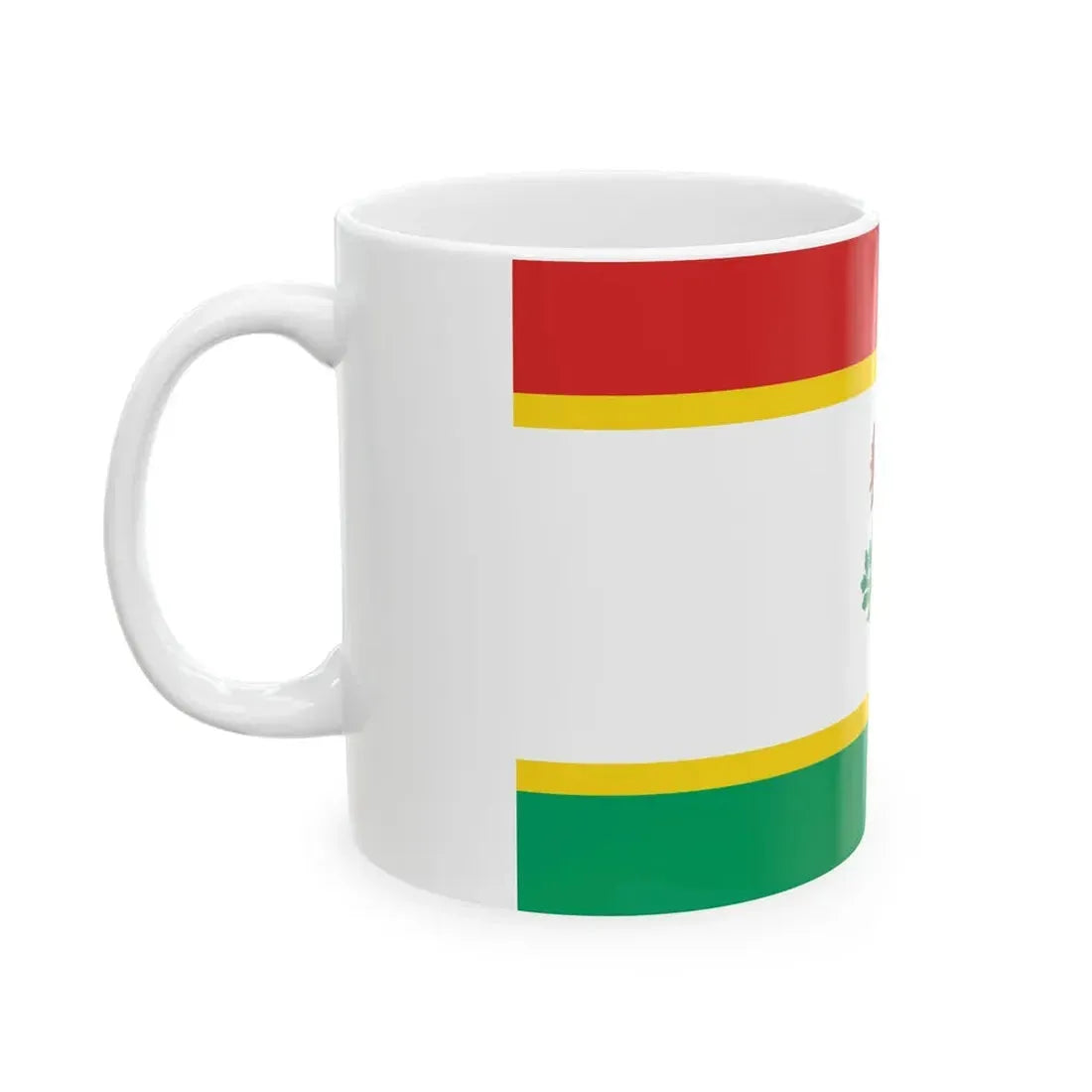 POL powiat choszczenski flag (Poland) White Coffee Mug - Go Mug Yourself