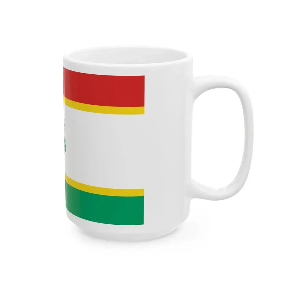 POL powiat choszczenski flag (Poland) White Coffee Mug - Go Mug Yourself