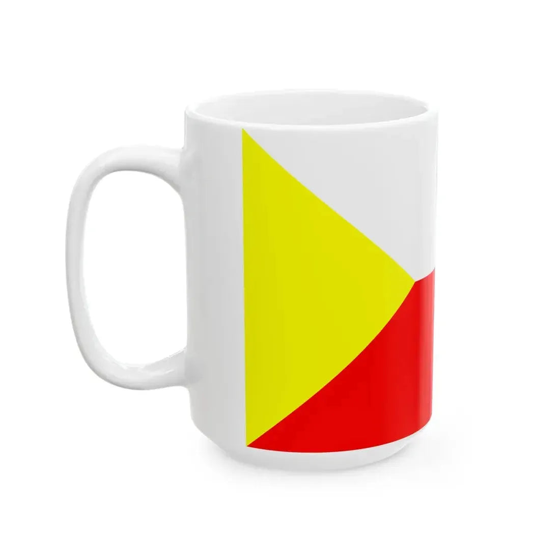 POL powiat czestochowski flag alt (Poland) White Coffee Mug - Go Mug Yourself