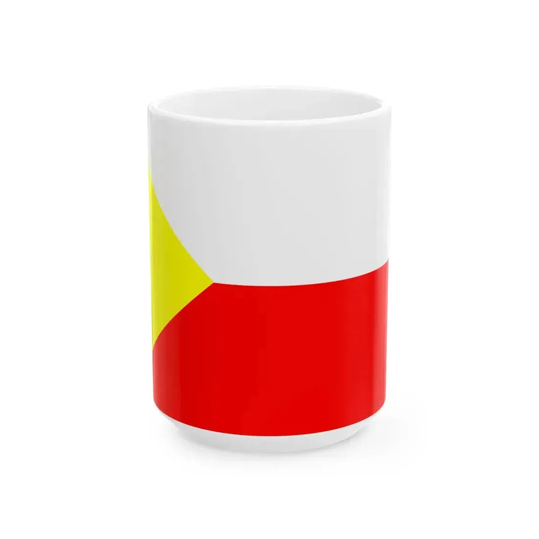 POL powiat czestochowski flag (Poland) White Coffee Mug 15oz - Go Mug Yourself