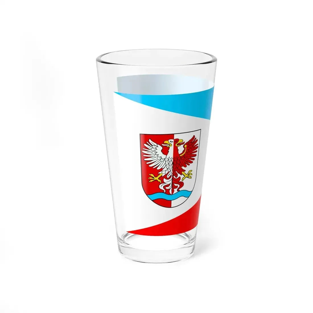 POL powiat drawski flag (Poland) Pint Glass 16oz - Go Mug Yourself
