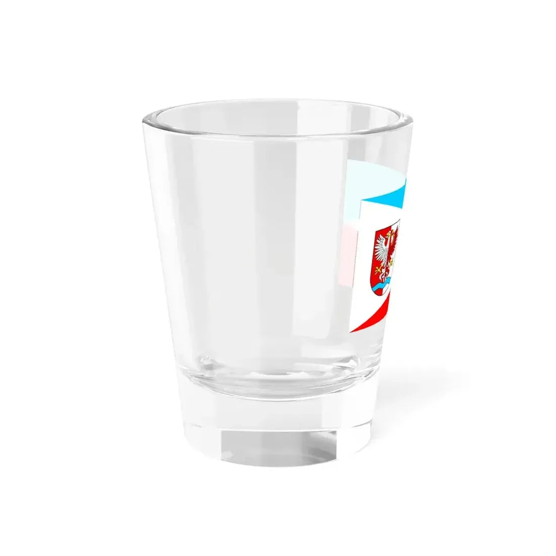 POL powiat drawski flag (Poland) Shot Glass 1.5oz - Go Mug Yourself