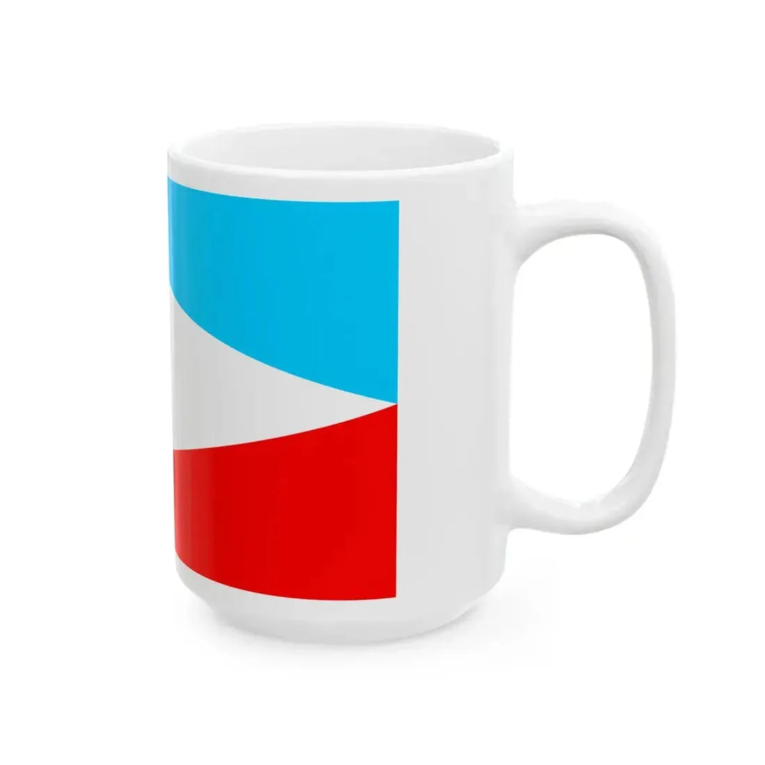 POL powiat drawski flag (Poland) White Coffee Mug - Go Mug Yourself