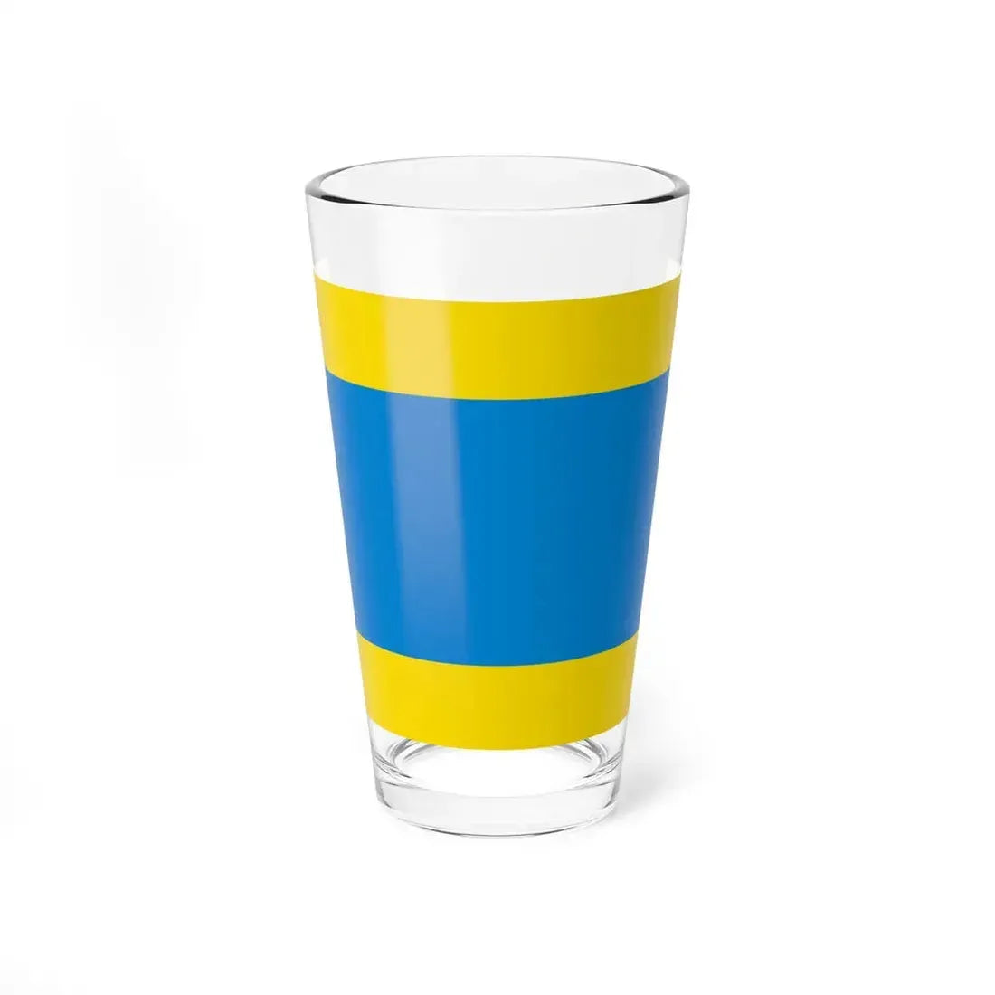POL powiat dzierzoniowski flag (Poland) Pint Glass 16oz 16oz - Go Mug Yourself