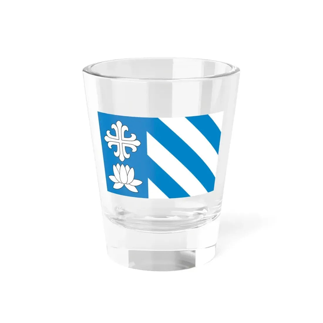 POL powiat ełcki flag (Poland) Shot Glass 1.5oz 1.5oz - Go Mug Yourself