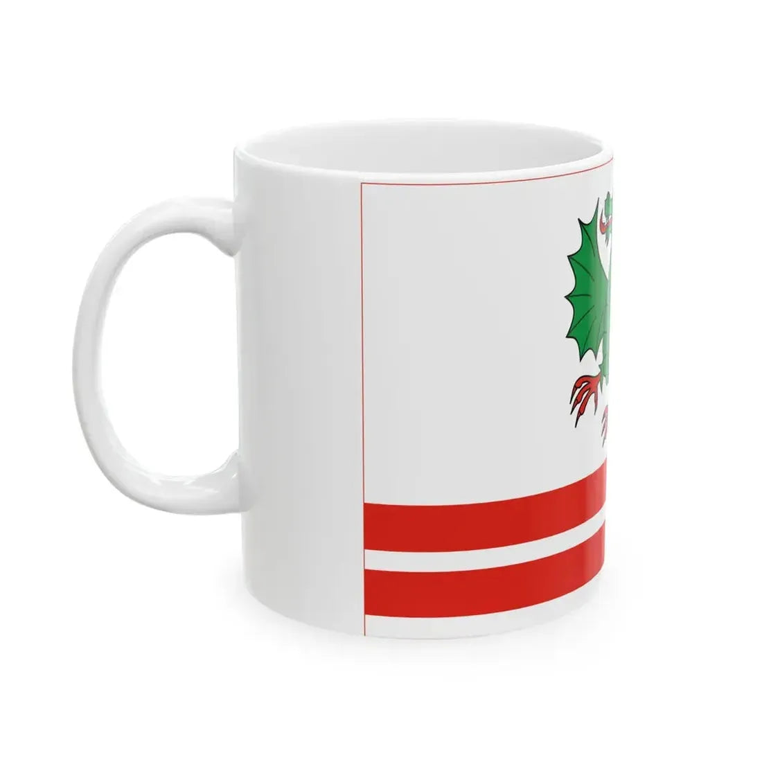 POL powiat garwolinski flag (Poland) White Coffee Mug - Go Mug Yourself