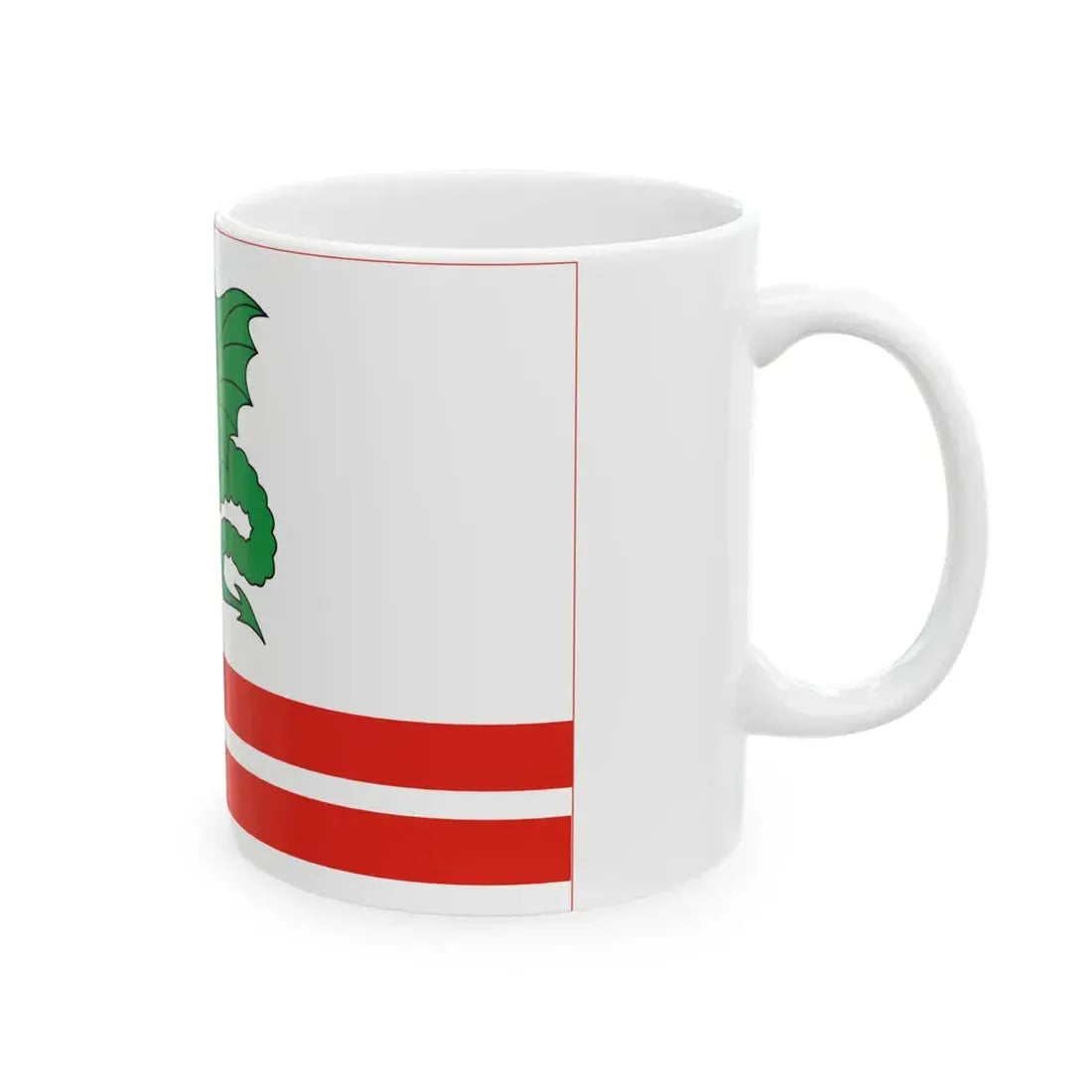 POL powiat garwolinski flag (Poland) White Coffee Mug - Go Mug Yourself