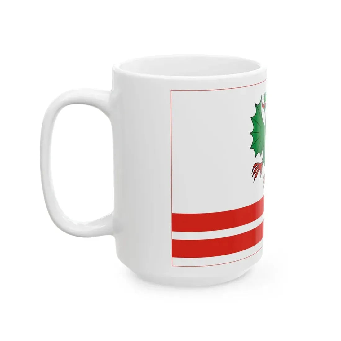POL powiat garwolinski flag (Poland) White Coffee Mug - Go Mug Yourself