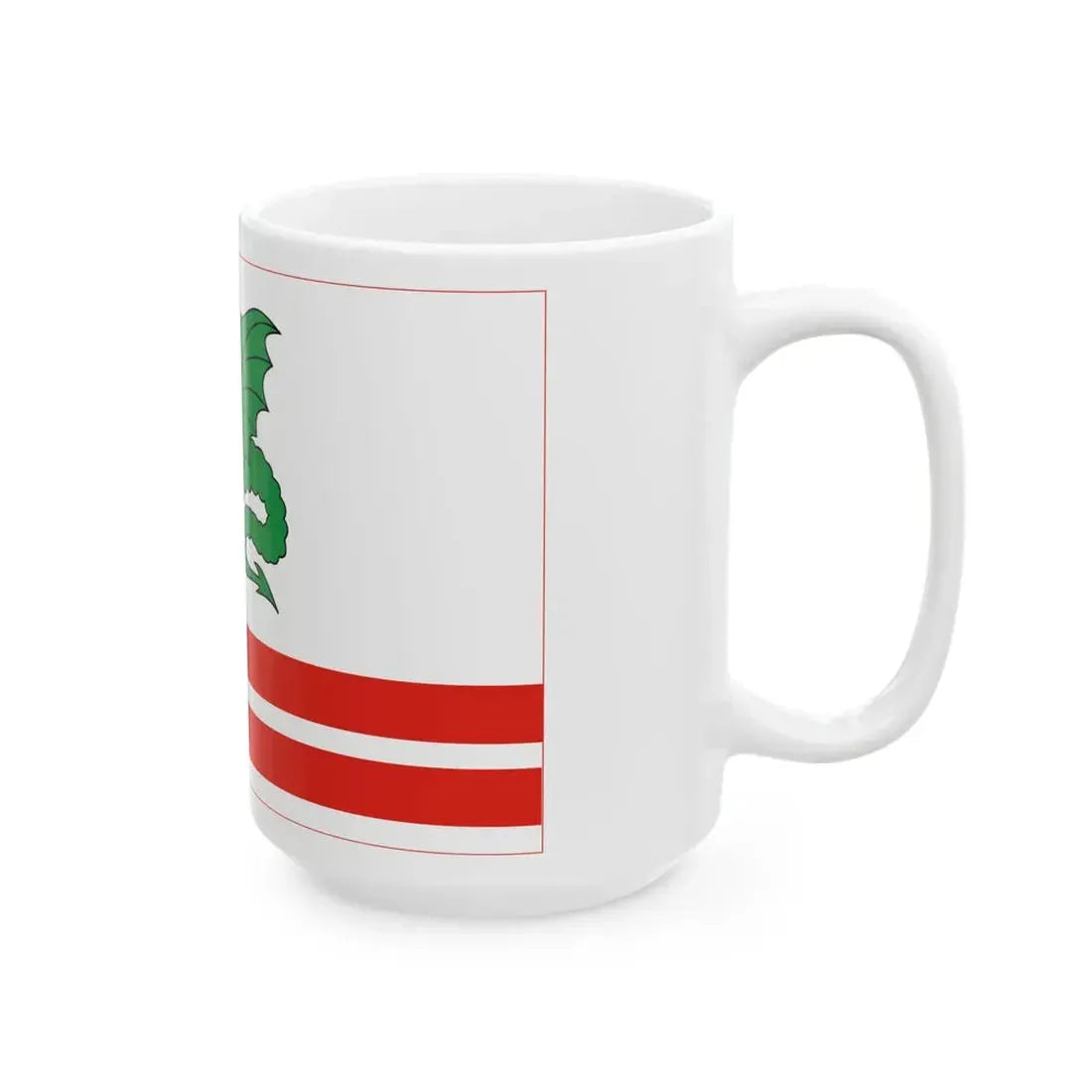 POL powiat garwolinski flag (Poland) White Coffee Mug - Go Mug Yourself