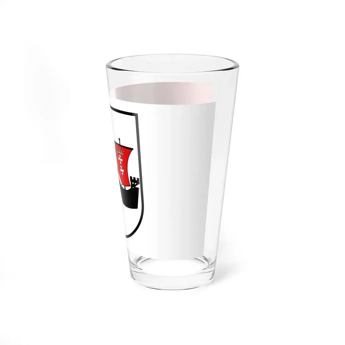 POL powiat gdanski flag (Poland) Pint Glass 16oz - Go Mug Yourself