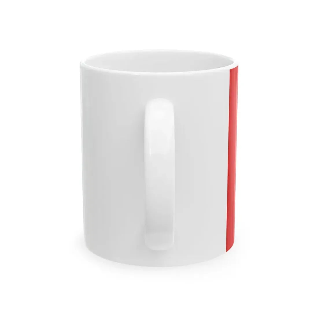 POL powiat gdanski flag (Poland) White Coffee Mug - Go Mug Yourself