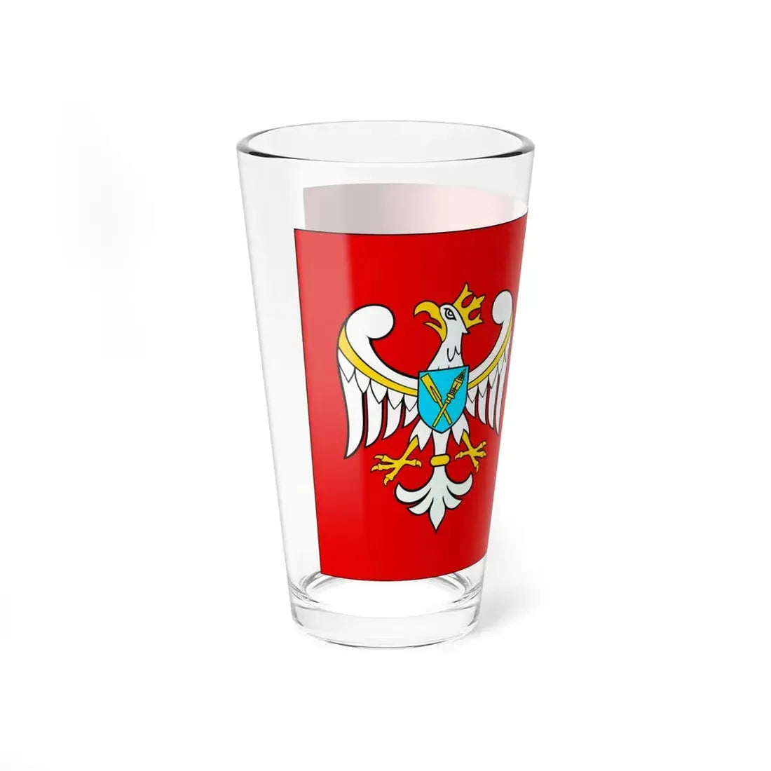 POL powiat gnieznienski flag (Poland) Pint Glass 16oz - Go Mug Yourself