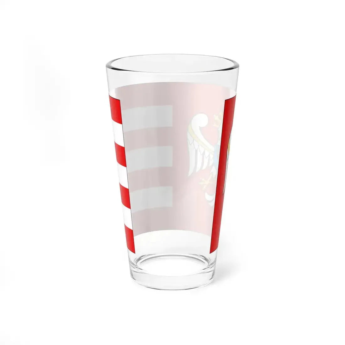 POL powiat gnieznienski flag (Poland) Pint Glass 16oz - Go Mug Yourself