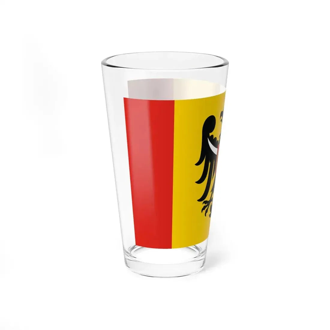POL powiat głogowski flag (Poland) Pint Glass 16oz - Go Mug Yourself