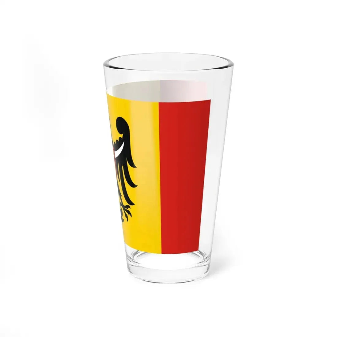 POL powiat głogowski flag (Poland) Pint Glass 16oz - Go Mug Yourself