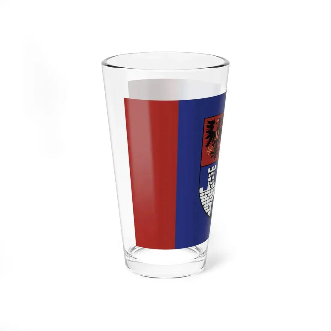 POL powiat gostyninski flag (Poland) Pint Glass 16oz - Go Mug Yourself