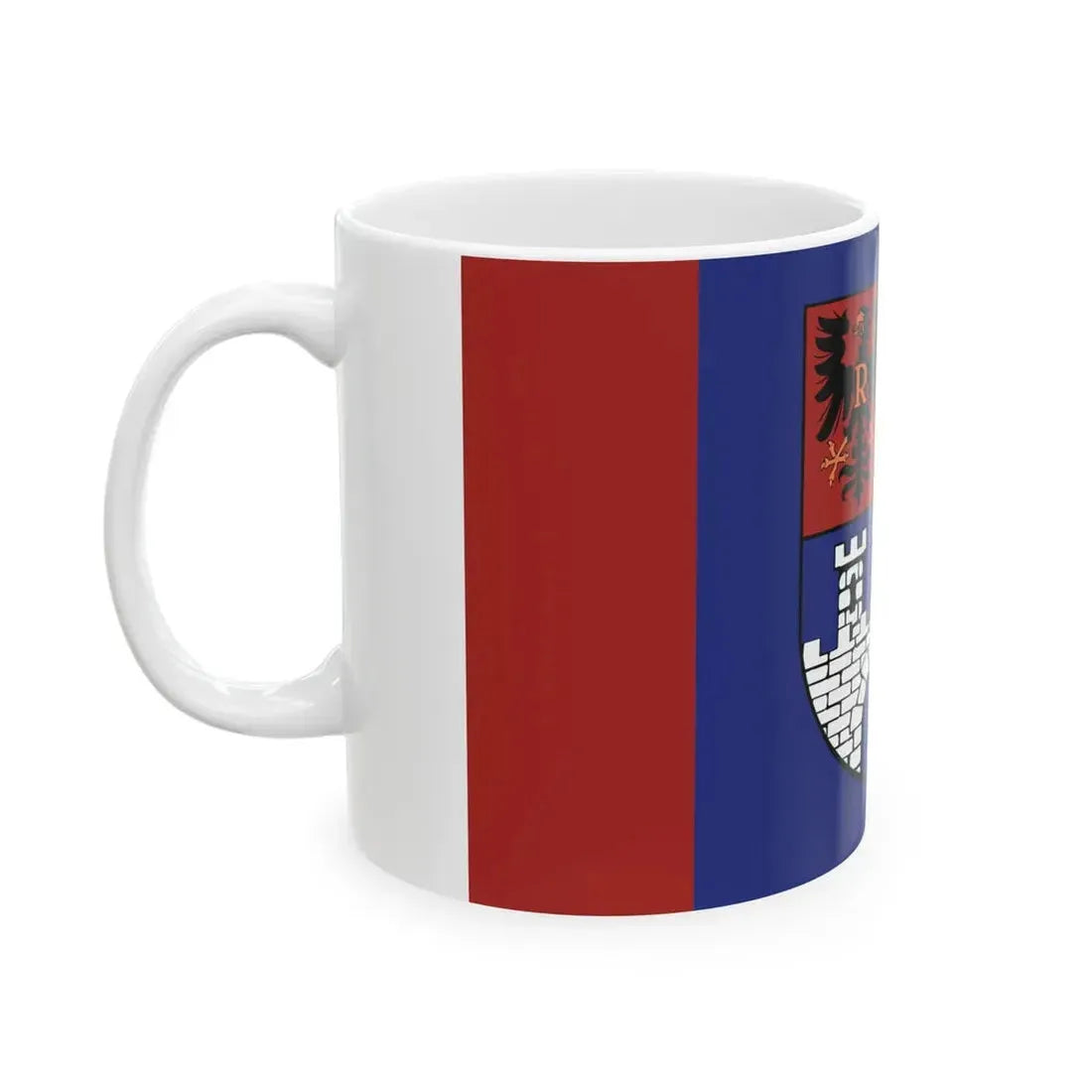 POL powiat gostyninski flag (Poland) White Coffee Mug - Go Mug Yourself