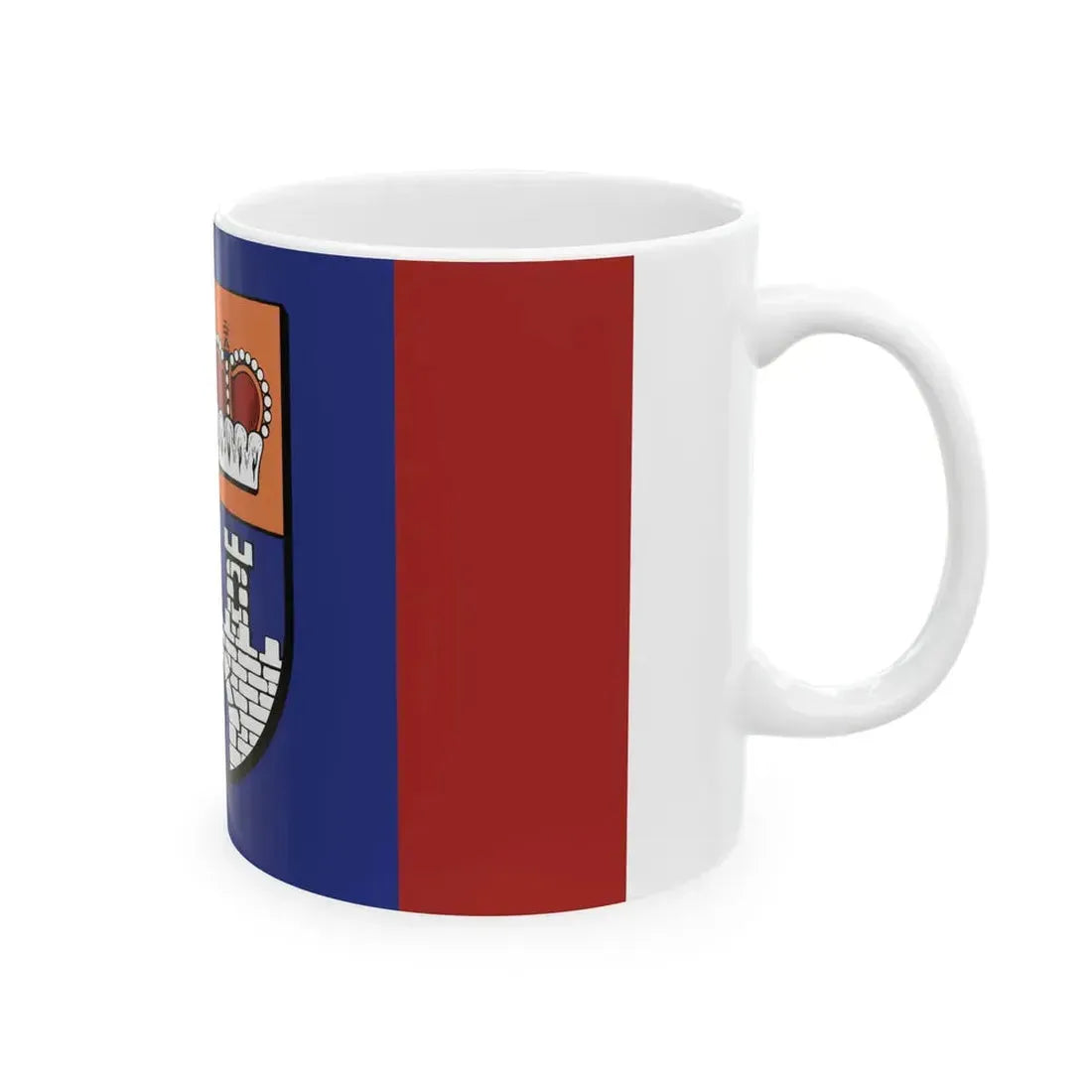 POL powiat gostyninski flag (Poland) White Coffee Mug - Go Mug Yourself