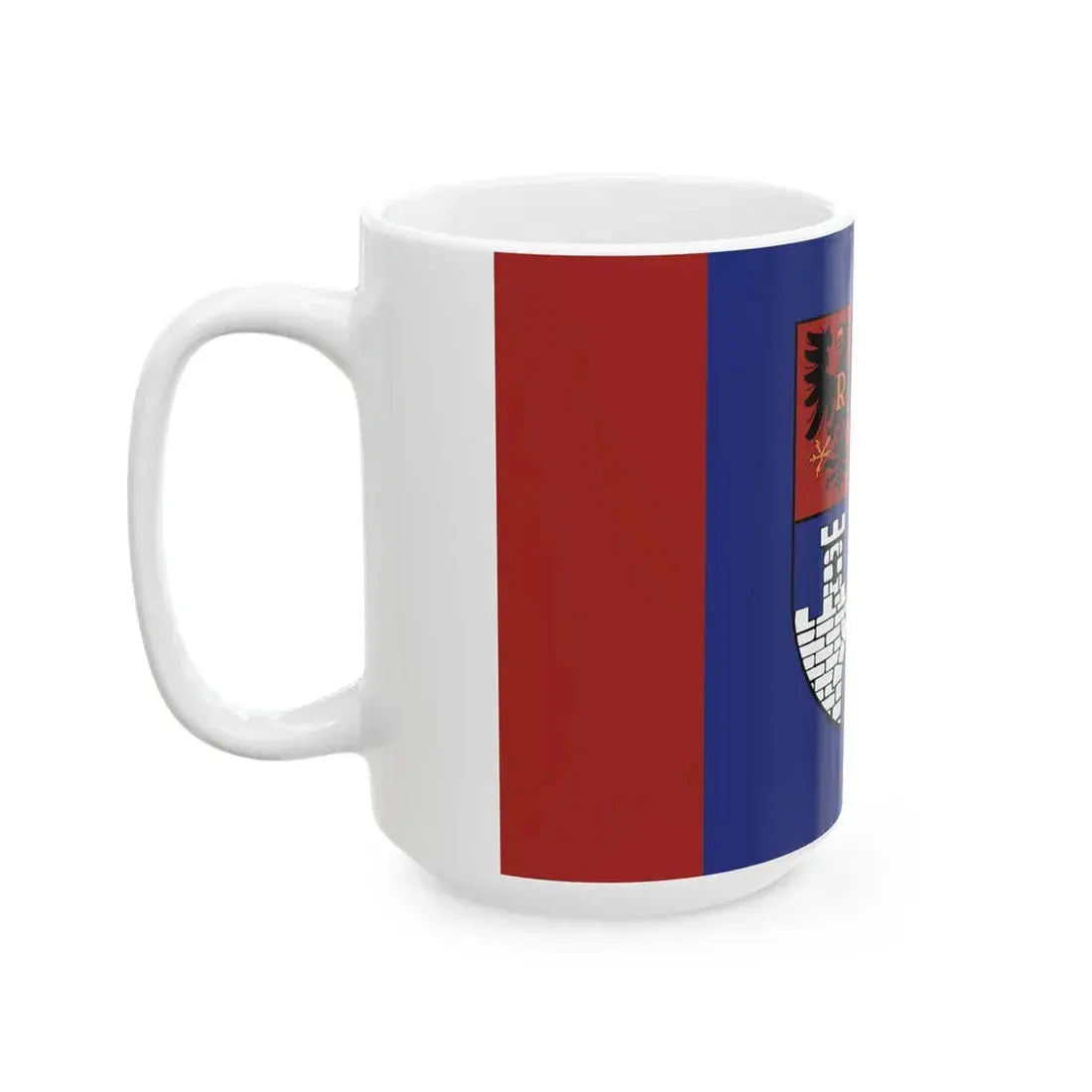 POL powiat gostyninski flag (Poland) White Coffee Mug - Go Mug Yourself
