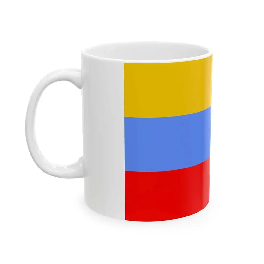 POL powiat gostynski flag (Poland) White Coffee Mug - Go Mug Yourself