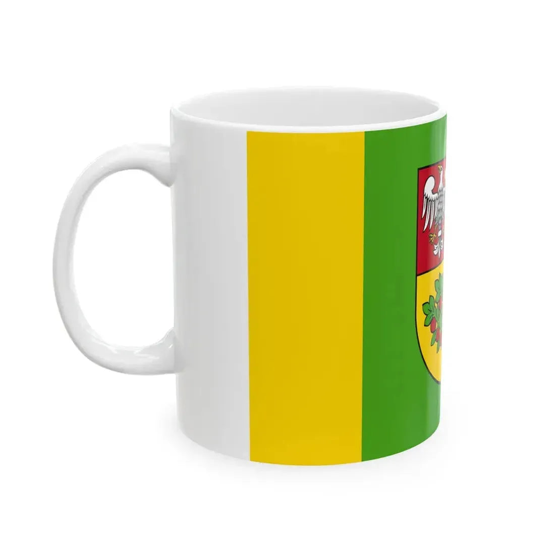 POL powiat grojecki flag (Poland) White Coffee Mug - Go Mug Yourself