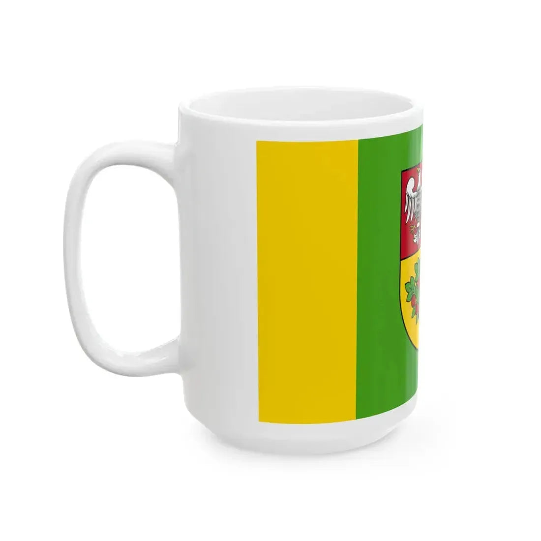 POL powiat grojecki flag (Poland) White Coffee Mug - Go Mug Yourself