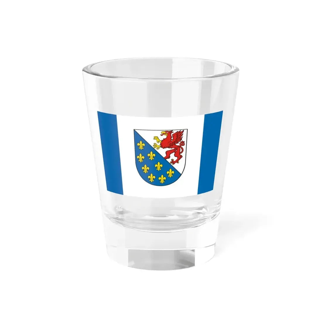 POL powiat gryficki flag (Poland) Shot Glass 1.5oz 1.5oz - Go Mug Yourself
