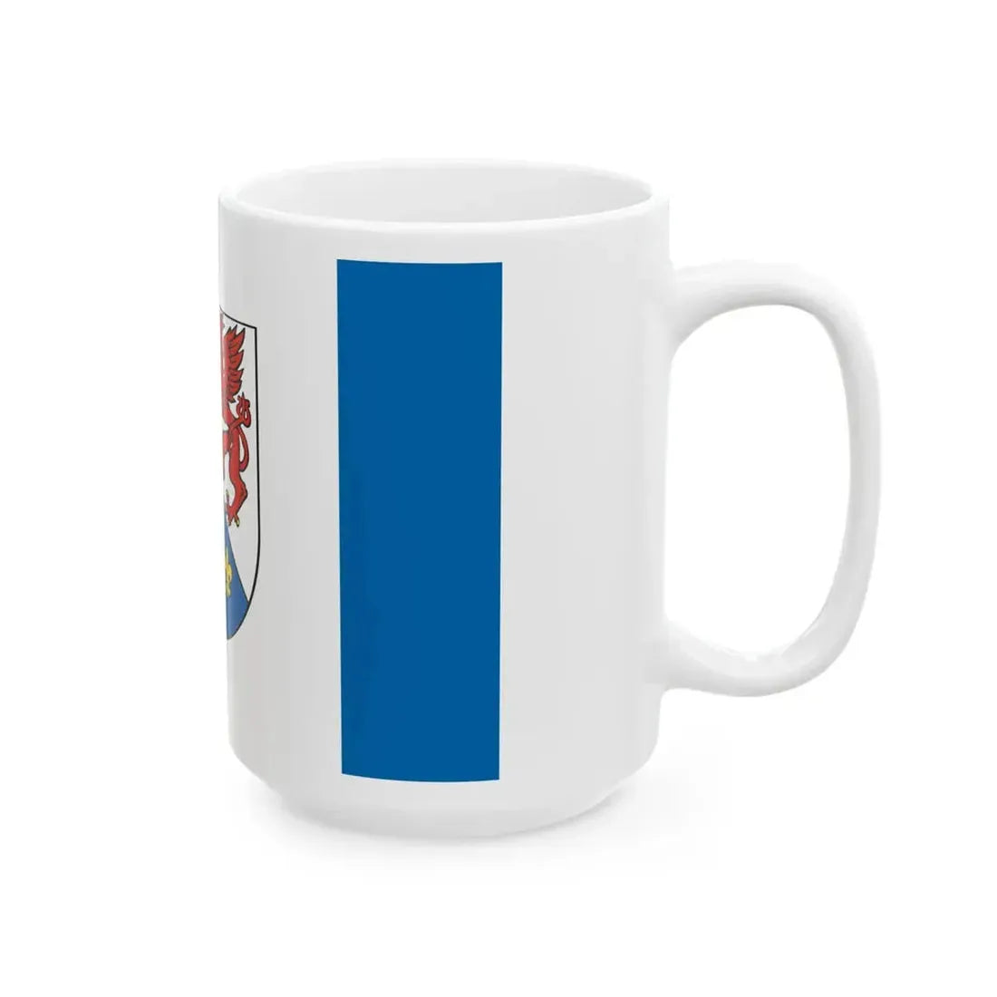 POL powiat gryficki flag (Poland) White Coffee Mug - Go Mug Yourself