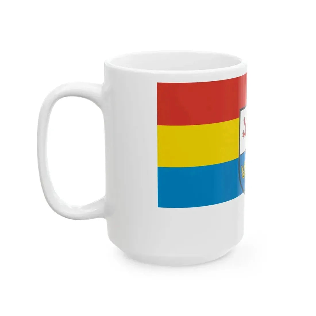 POL powiat gryfinski flag (Poland) White Coffee Mug - Go Mug Yourself