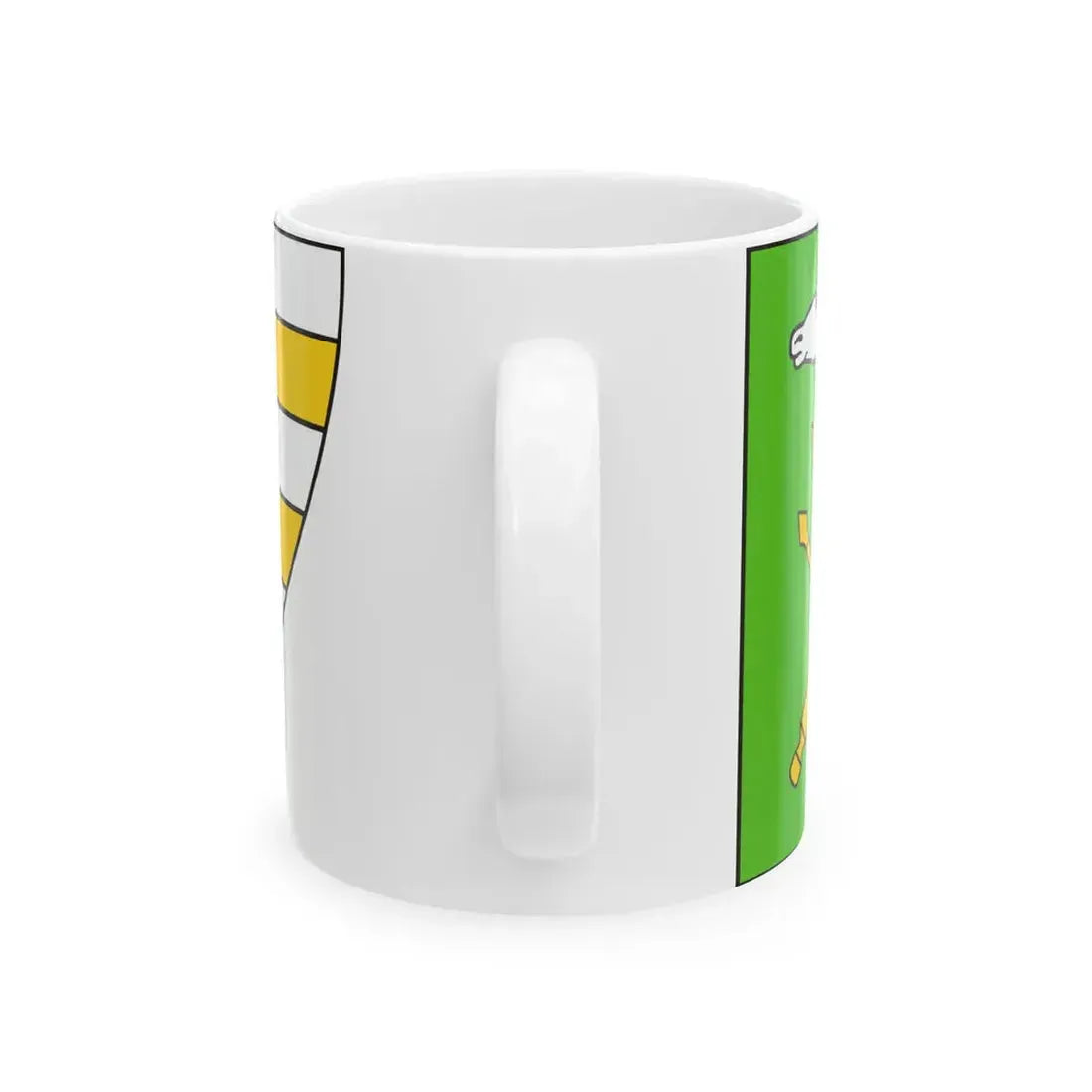 POL powiat janowski flag (Poland) White Coffee Mug - Go Mug Yourself