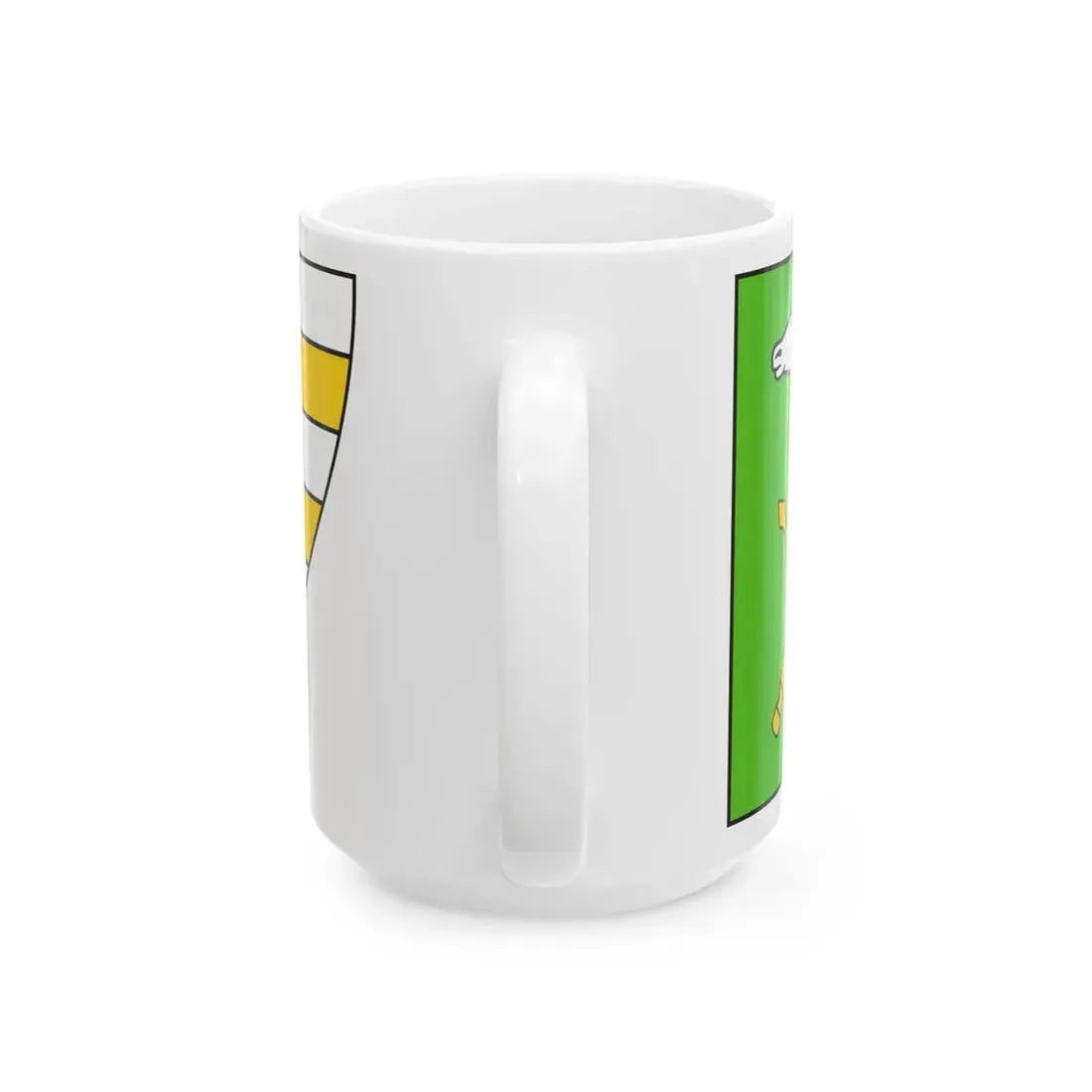 POL powiat janowski flag (Poland) White Coffee Mug - Go Mug Yourself
