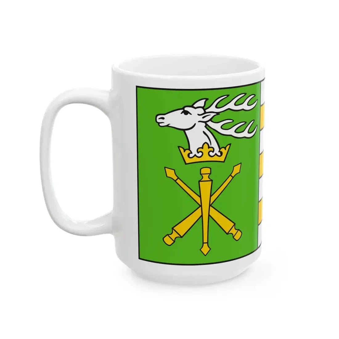 POL powiat janowski flag (Poland) White Coffee Mug - Go Mug Yourself