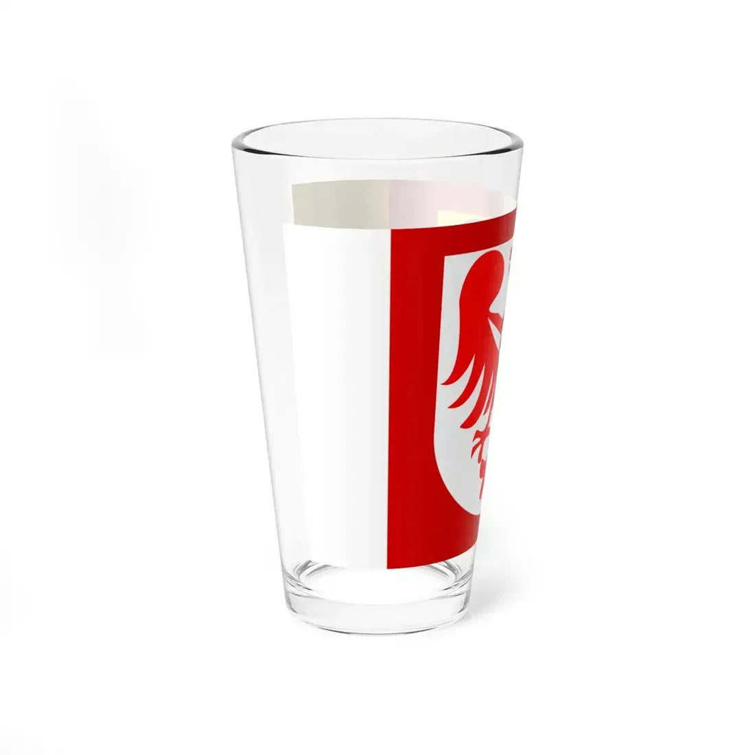 POL powiat jaworski flag (Poland) Pint Glass 16oz - Go Mug Yourself