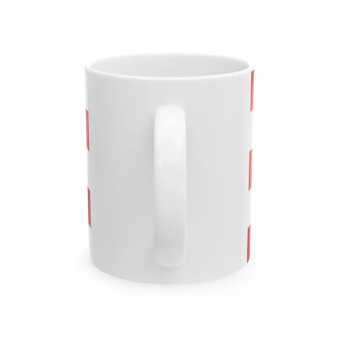 POL powiat kaliski flag 2000-2024 (Poland) White Coffee Mug - Go Mug Yourself