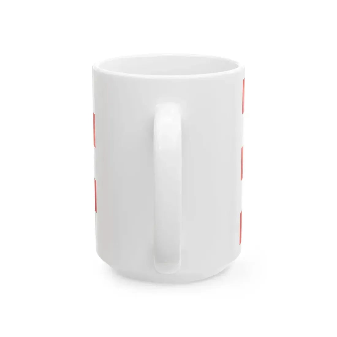 POL powiat kaliski flag 2000-2024 (Poland) White Coffee Mug - Go Mug Yourself