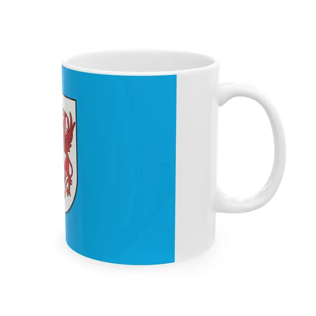 POL powiat kamienski flag (Poland) White Coffee Mug - Go Mug Yourself