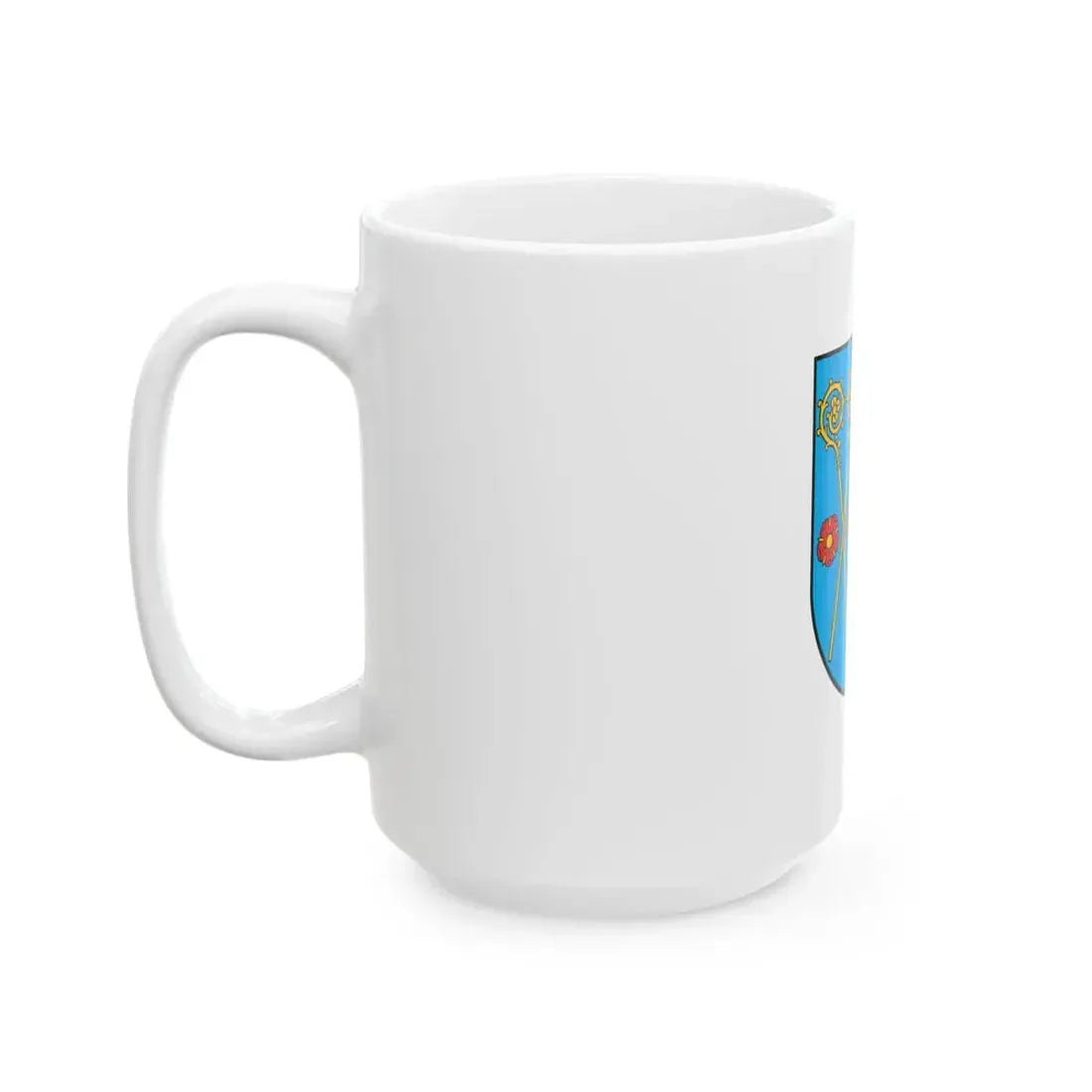 POL powiat kamienski flag (Poland) White Coffee Mug - Go Mug Yourself