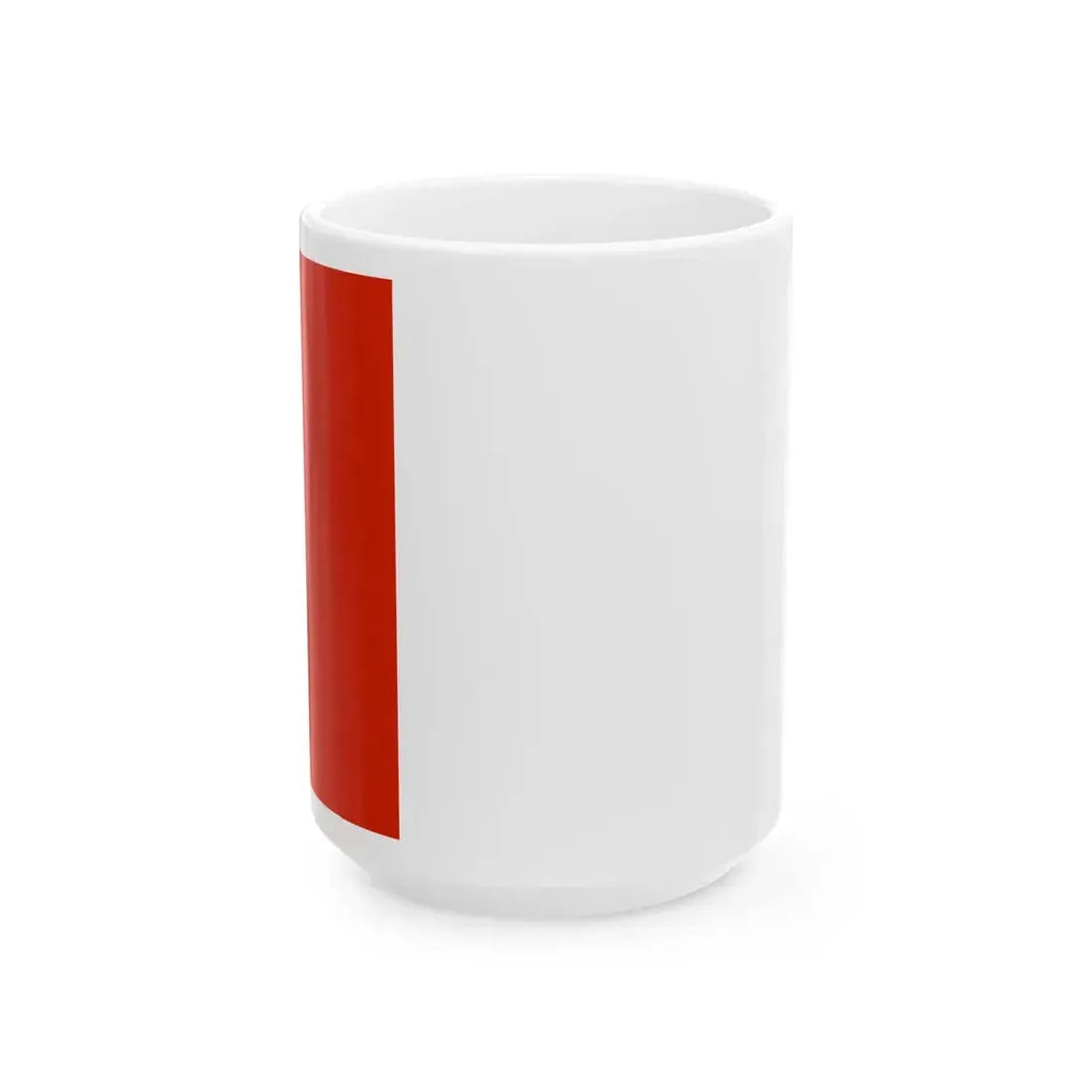 POL powiat karkonoski flag (Poland) White Coffee Mug 15oz - Go Mug Yourself